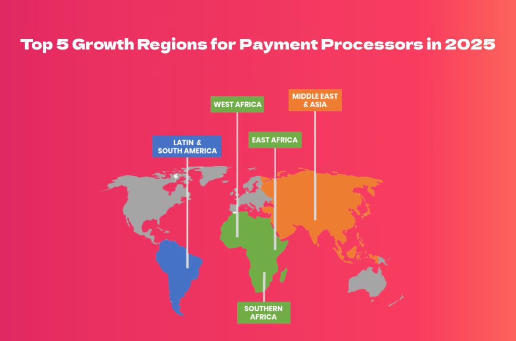 Top 5 Growth Regions for Payment Processors in 2025